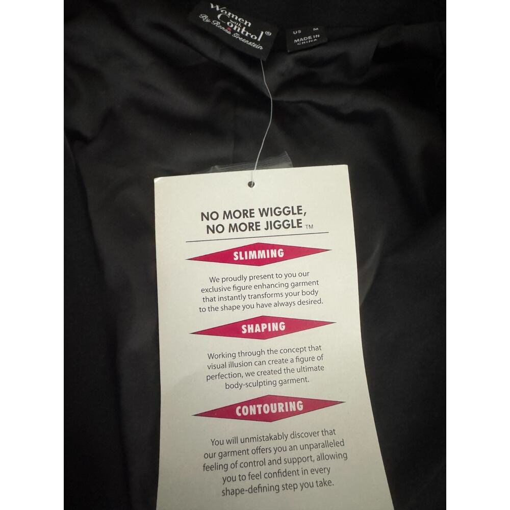 Women with‎ Control Cotton Jersey Blazer Black Medium NWT Career Business  Lined - Picture 11 of 15